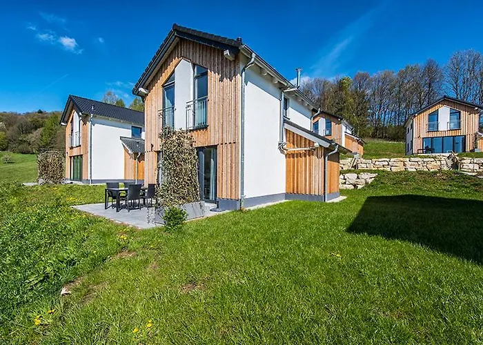 Alojamento de Acomodação e Pequeno-almoço Feriendorf An Der Therme Obernsees Mistelgau